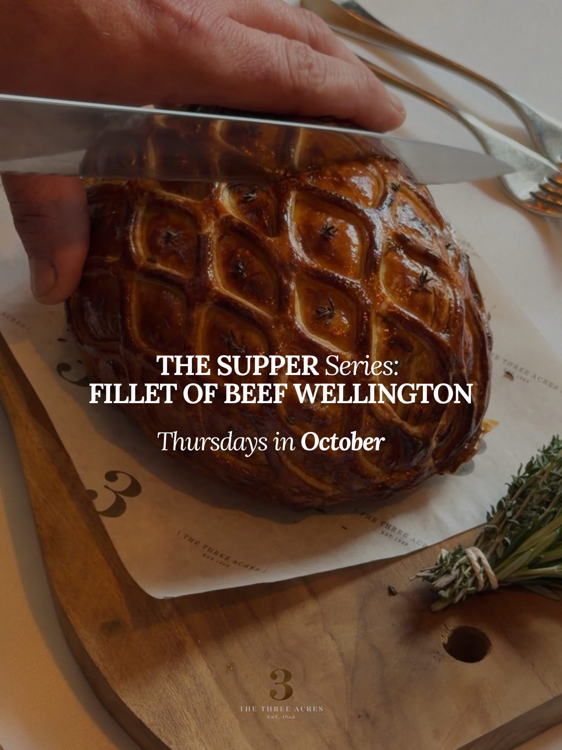 The Supper Series: Beef Wellington 3 Beef Wellington Being Prepared To Serve
