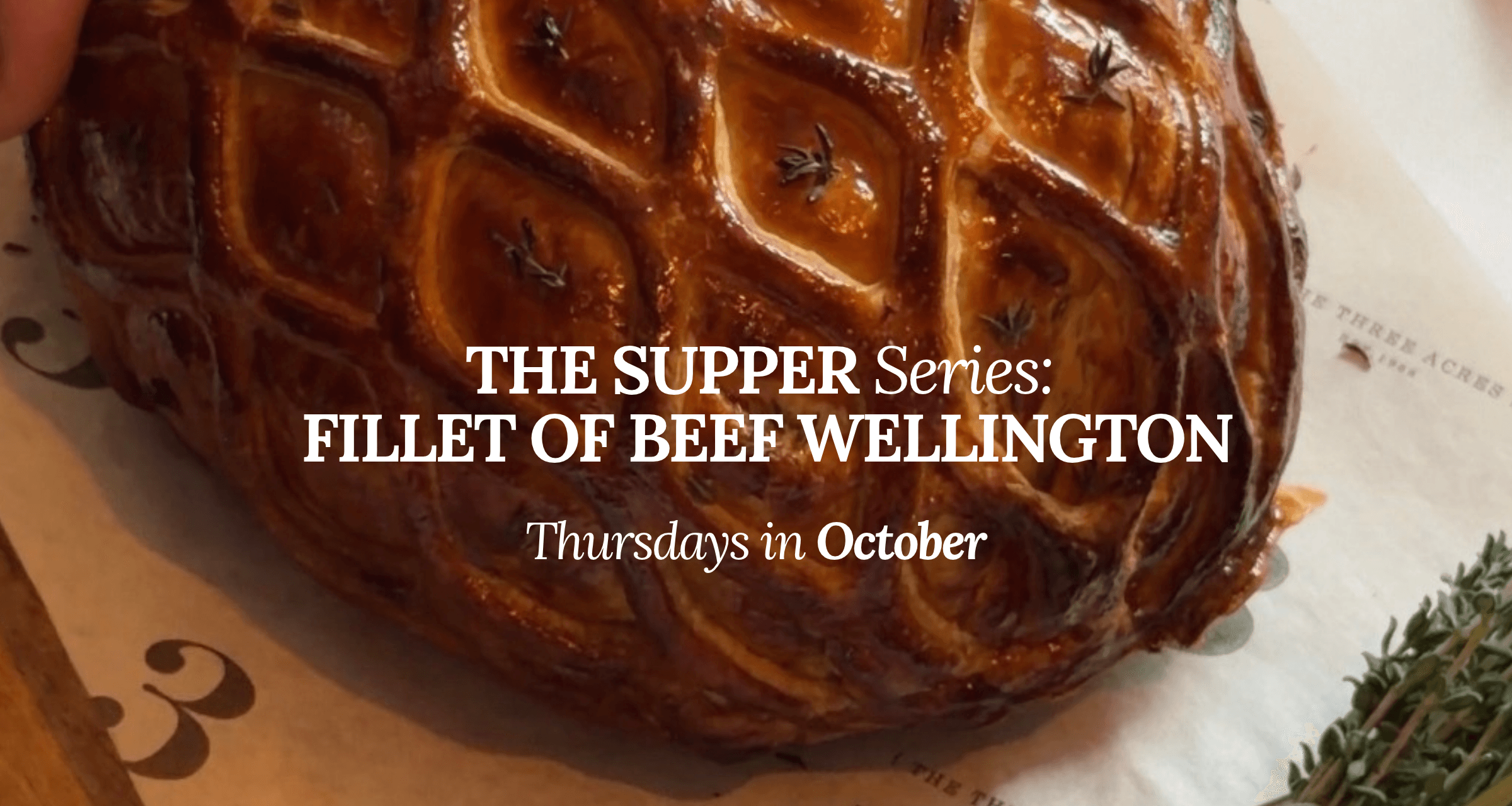 Beef Wellington On A Chopping Board
